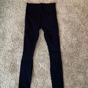 Athleta quilted knit moto leggings Size S